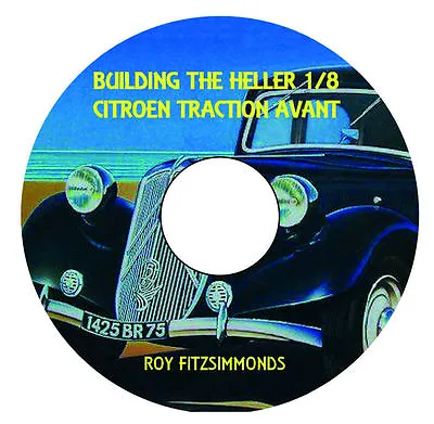 1/8 Scale Heller Citroen Traction Model Kit Build CD • £22