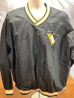 Pittsburgh Penguins Starter Jacket Pullover Jaromir Jagr #68 Mens XL • $44.99