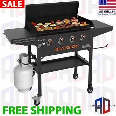 Blackstone 4-Burner 36  Griddle Cooking Station With Hard Cover • $387.97