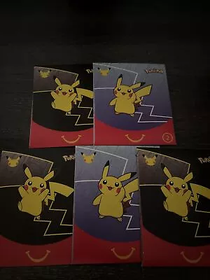 $10 • Buy 2021 Pokemon 25th Anniversary McDonalds Promo Sealed Never Opened (5 Pack)