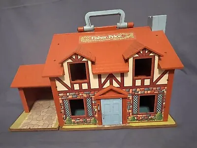 Nice Vintage Fisher Price Tudor Style House ~ No Figures Or Accessories ~ GUC • $16.99