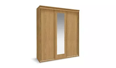 Hallingford 3 Door Sliding Wardrobe - Oak Effect • £301.49