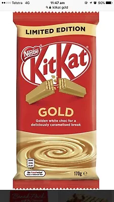 Nestle Kit Kat Kitkat Gold Chocolate Block • $9.95