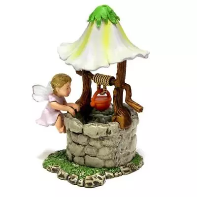 Miniature Dollhouse Fairy Garden Plastic Wishing Well W/ Fairy - Buy 3 Save $5 • $12.30