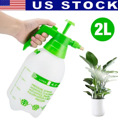 68oz /2L Hand-held Portable Water Sprayer Pump Pressure Garden Spray Bottle • $10.75