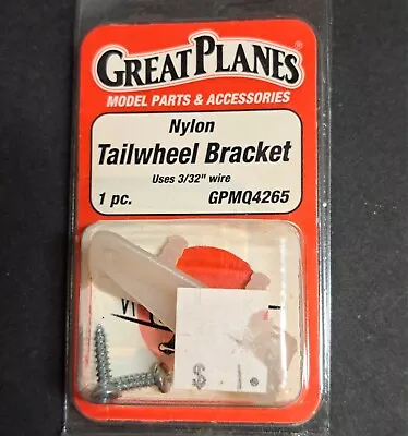 Original Great Planes RC Plane Part #4265 Nylon Tailwheel Bracket New Old Stock • $14.95