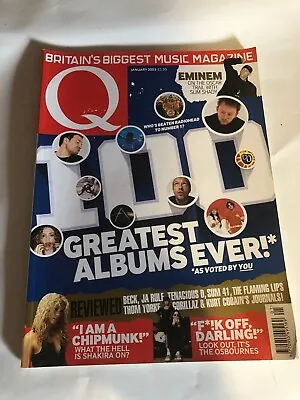 Q MAGAZINE 100 Greatest Albums Ever January 2003 • $6