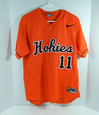 Virginia Tech Hokies #11 Game Used Orange Jersey 42 DP51192 • $99.99