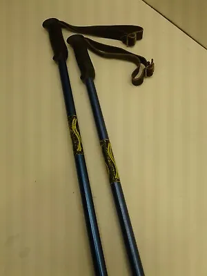 Vintage Scott 48  Ski Poles With Leather Straps • $21.60