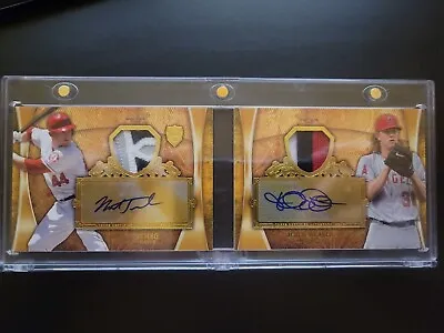 2013 Topps Supreme Mark Trumbo/jered Weaver Dual Autographed Patch #07/10 • $35