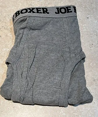 One Vintage Mens Joe Boxer Gray Brief Size Small (28-30).  Rare.  NOOP • $29.99