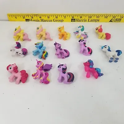 Lot Of 14 My Little Pony G4 Hasbro Mixed Bag Mini Figurines • $16.33