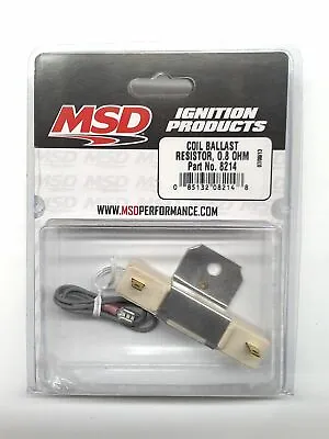 MSD 8214 MSD Ignition Coil Ballast Resistor-0.8 OHM-Stock Points Ignition System • $23.30