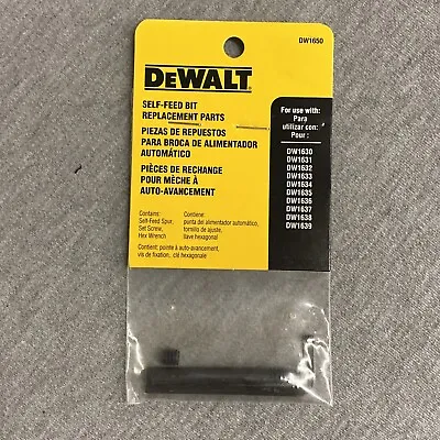 £8.09 • Buy DeWalt DW1650 Self-Feed Bit Replacement Parts