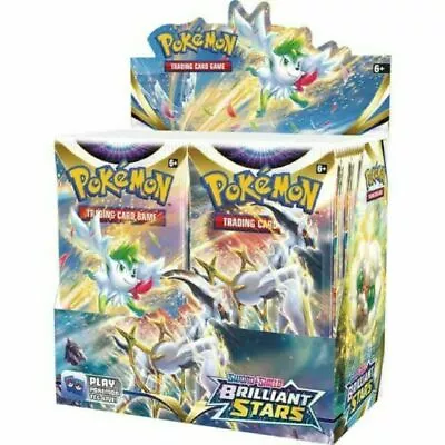 $252.79 • Buy Pokemon TCG Sword & Shield Brilliant Stars Booster Box  36 Packs Wave 3 | 1 Box