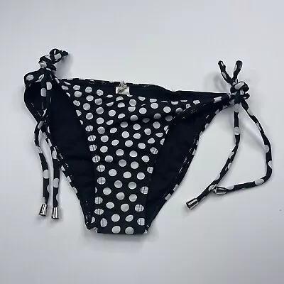 Kenny Flowers The Monte Carlo Polka Dot String Bikini Bottom Women's Size S NWT • $40