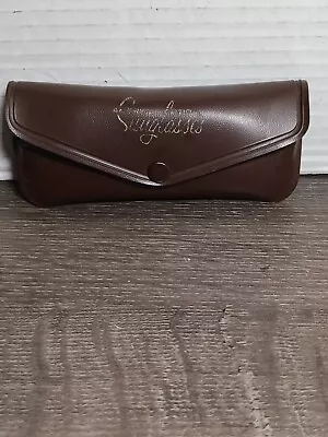 Vintage American Optical Sunglasses Leather Snap Case • $12.79