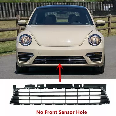 Chrome Trim Front Lower Center Grill Grille Grid Fits VW Beetle 2017 2018 2019 • $63.72