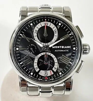 Montblanc Star 4810 Wristwatch Chronograph Automatic SS Black Dial U0102376 • $1927.89