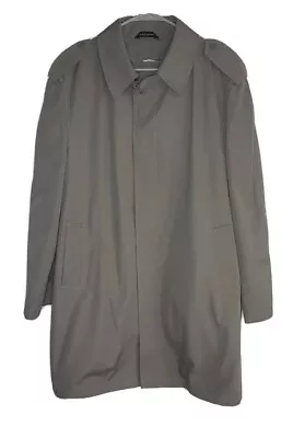 Vintage Silver Cloud Mens Reg 40 Tan Trench Coat Removable Liner Thermolite • $74.99