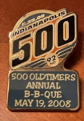 2008 Indianapolis 500 Oldtimers Annual Barbecue Pin • $20