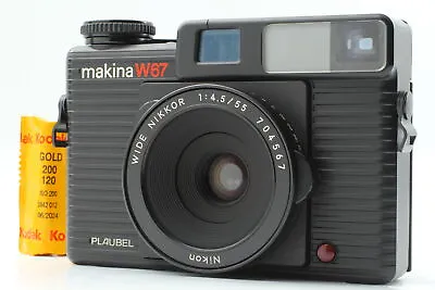 [ Exc+4 ] PLAUBEL Makina W67 6x7 Film Camera Nikkor 55mm F/4.5 Lens From Japan • $1600