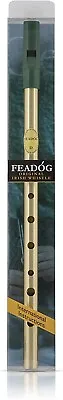 £7.97 • Buy Feadog Brass D Irish Penny Tin Whistle Green Top Ireland St Patrick's Day