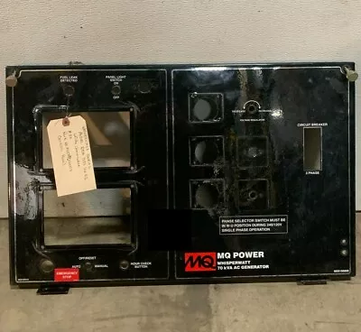 Multiquip Control Panel DCA70SSJU4i Generator | MQ Power P/N: M2224000003 • $75