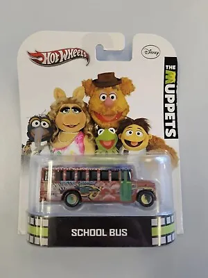 2013 Hot Wheels Retro Entertainment The Muppets School Bus Diecast - Mattel 2012 • $24.99