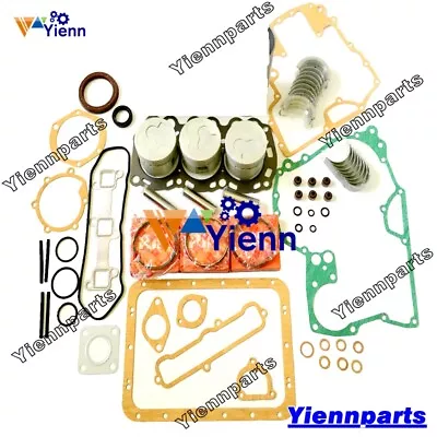 For Mitsubishi L3E2 L3E2-63 Overhaul Rebuild Kit Volvo EC15 EX15 EC20 EC20B Part • $355