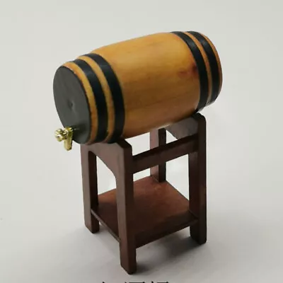 Beer Party Old Cellar Bar Wine Barrel Set Vintage Dollhouse 1:12 Scale Miniature • $9.99