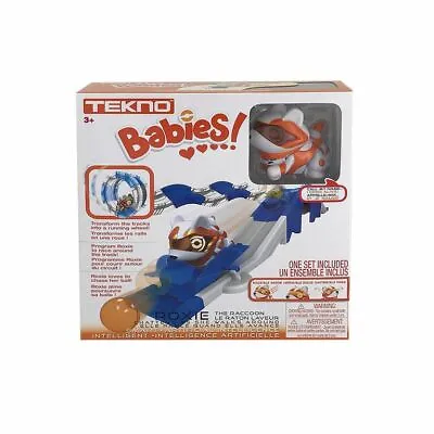 Tekno Babies Electronic Pet Raccoon Roxie Races Talks Walks Listens! 3+ • £6.95