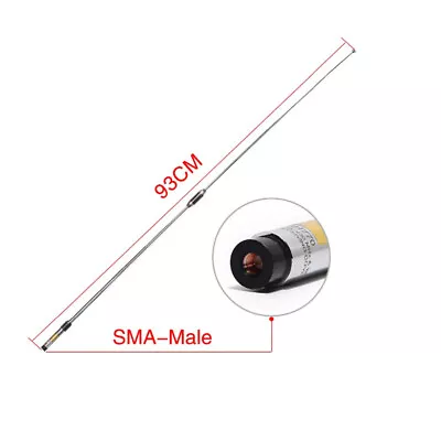 RH770 Dual Band 144/430MHz SMA-M (Male) Radio Antenna For YAESU PUXING BaoFeng • $10.99