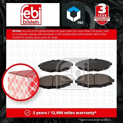 Brake Pads Set Fits DAEWOO MATIZ 1.0 Front 2003 On B10S S4510004 S4510017 Febi • $21.21