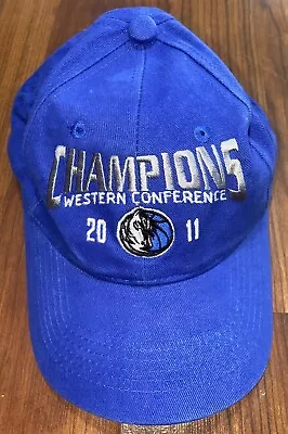 Dallas Mavericks 2011 NBA Champions Finals Hat Blue Vintage Adjustable Cap • $11.11