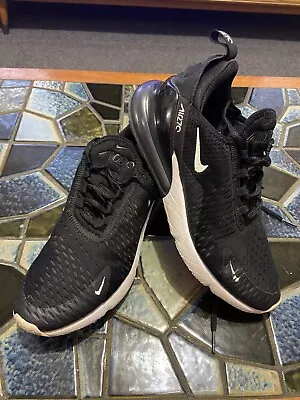 Nike Air Max 270 Black White Sneakers Mens US 8 Shoes • $35