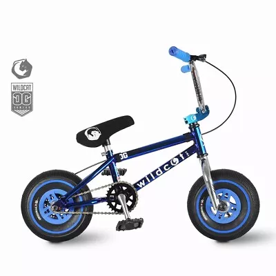 $509 • Buy Wildcat 10in Mini BMX Bike Rocker Royal Blue 1 Pce Crank + Disc Brakes