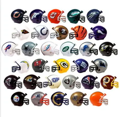 32 MINI Random SET NFL FOOTBALL HELMETS COLLECTIBLE TEAMS New • $14.88