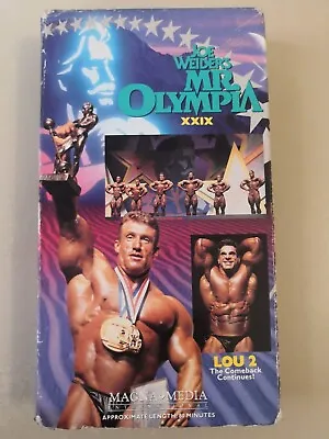 Joe Weiders Mr Olympia XXIX VHS Tape • £135