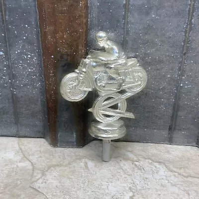 Vintage Motorcycle Solid Metal Trophy Topper • $11.99