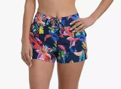 La Blanca Shorts 3  Inseam Board Swimsuit Floral Sz S NEW NWT AM17 • $35.20