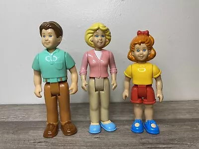 Vintage Little Tikes Dollhouse Grand Mansion Family Dad Mom Sister Girl Figures • $30