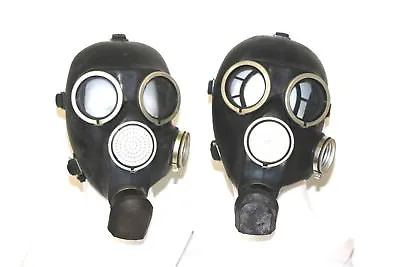 $38.93 • Buy SET Of Two Russian USSR Military Gas Masks GP-7 (masks) NEW ORIGINAL AUTHENTIC