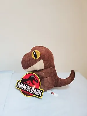 Jurassic Park World Plush Brown Velociraptor Dinosaur 6” Soft Dominion 2022 NEW  • $12.89