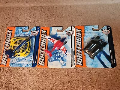 MATCHBOX SKY BUSTERS NOS SET OF 3-Turbo Tornado-Snow Explorer-The Bat (2012) • $10