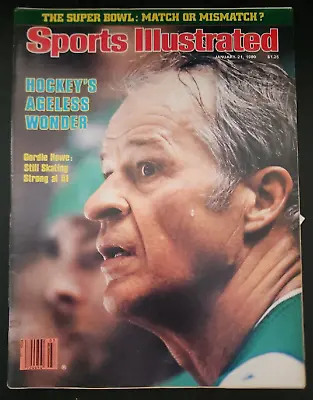 Sports Illustrated January 21 1980 Gordie Howe Hartford Whalers B36:1339 • $5.56