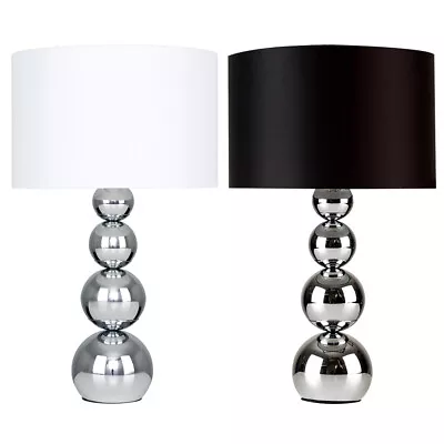 £22.99 • Buy 42cm Table Lamp Stacked Ball Living Room Lounge Light Modern Lighting Home Decor