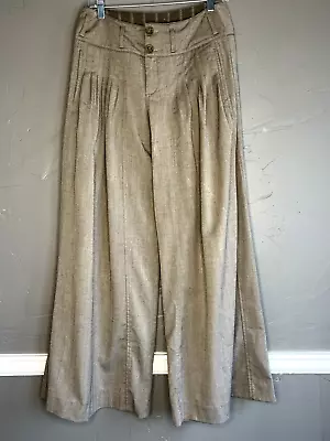 Anthropologie Cartonnier Women's Size 4 Wide Leg Mid-Rise Pants • $29.99