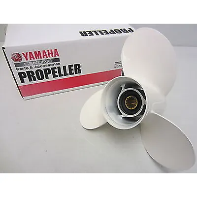 Yamaha New OEM F30F40F50F60 Propeller 10 3/8 (.375) X13 Prop 6H5-45945-00-00 • $145.94