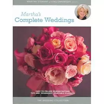 MARTHA STEWART'S Complete Wedding Planner/Organizing Ideas - 4 DVD Set • $32.99